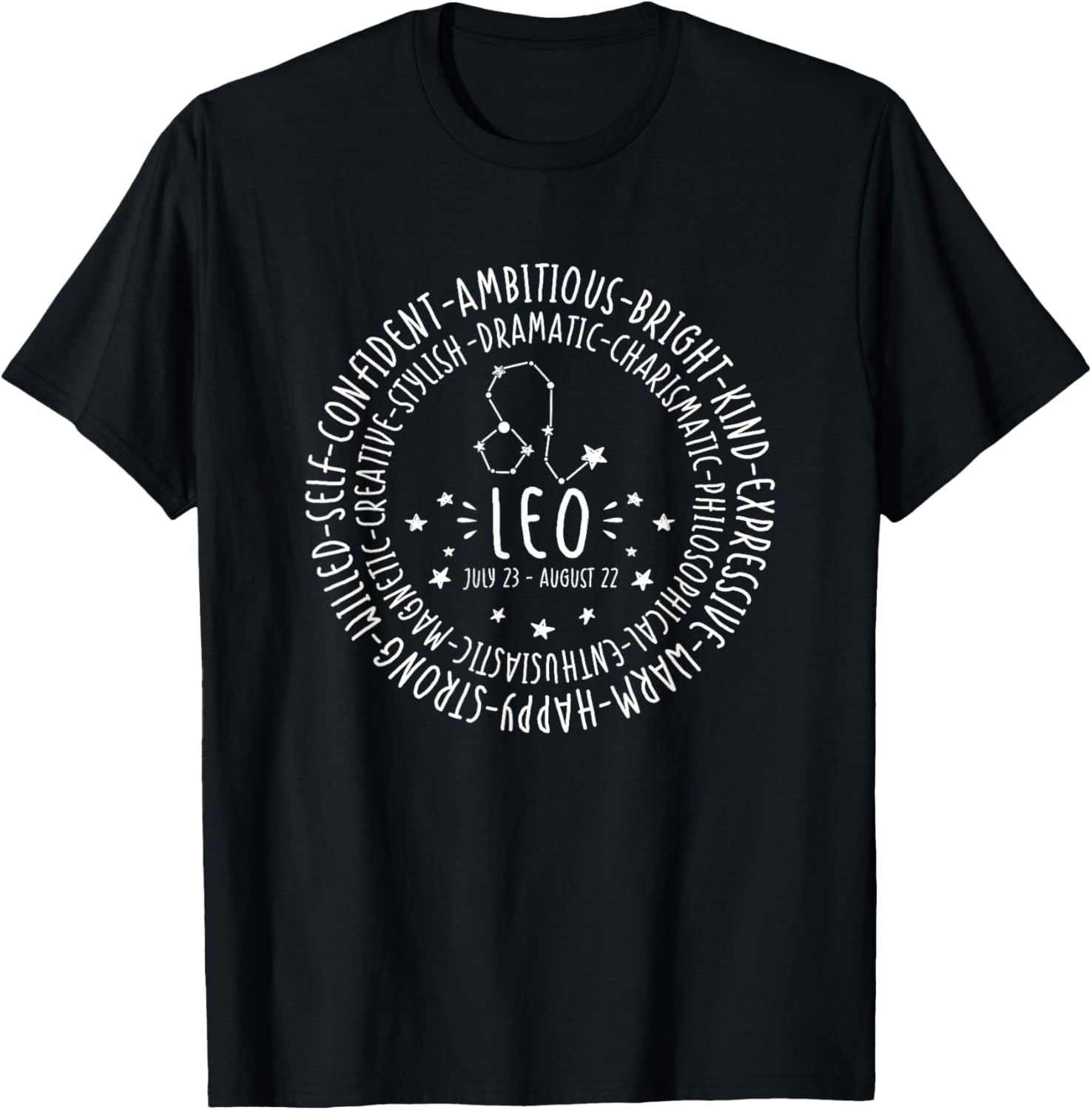 Leo Zodiac Shirt Leo Constellation & Leo Sign Tshirt