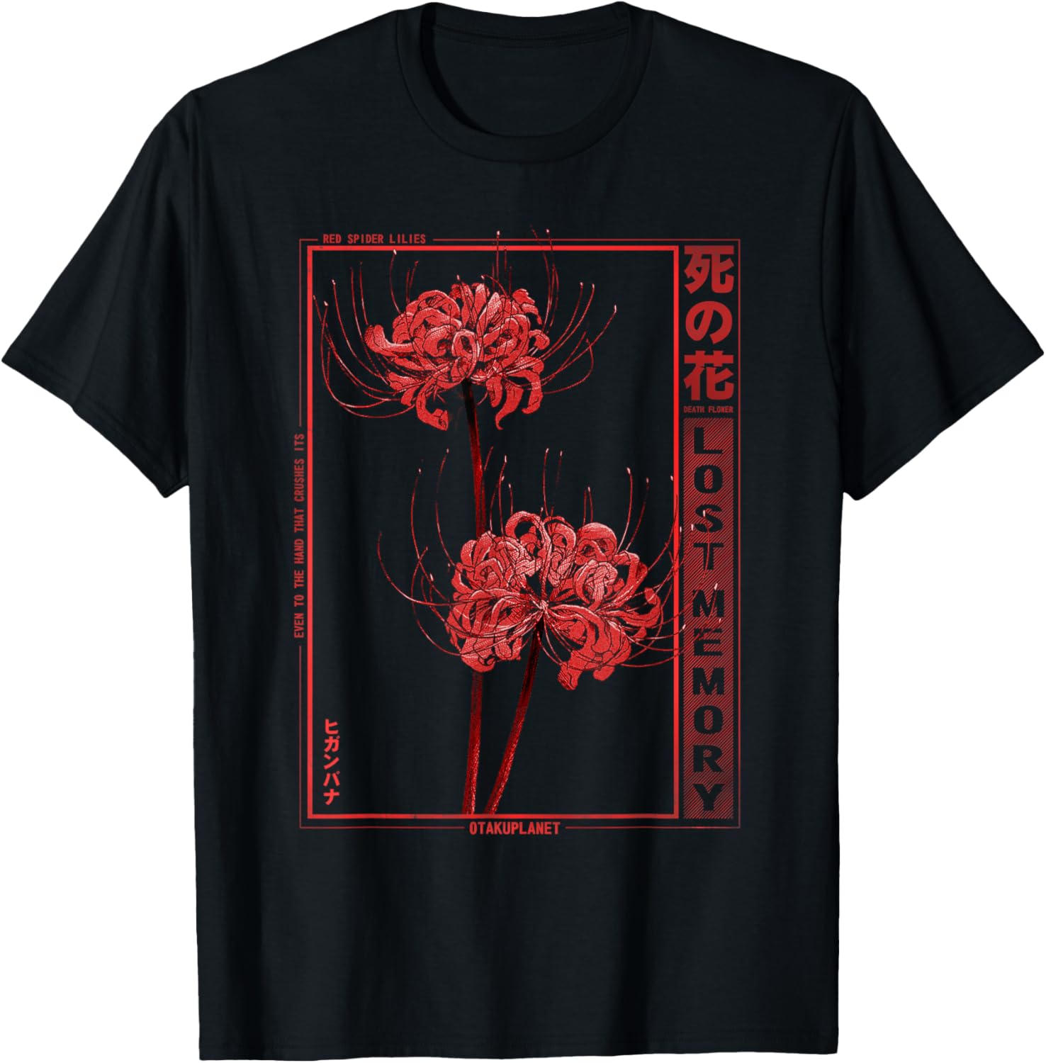 Japanese Spider Lily Soft Grunge Anime Aesthetic Flower
