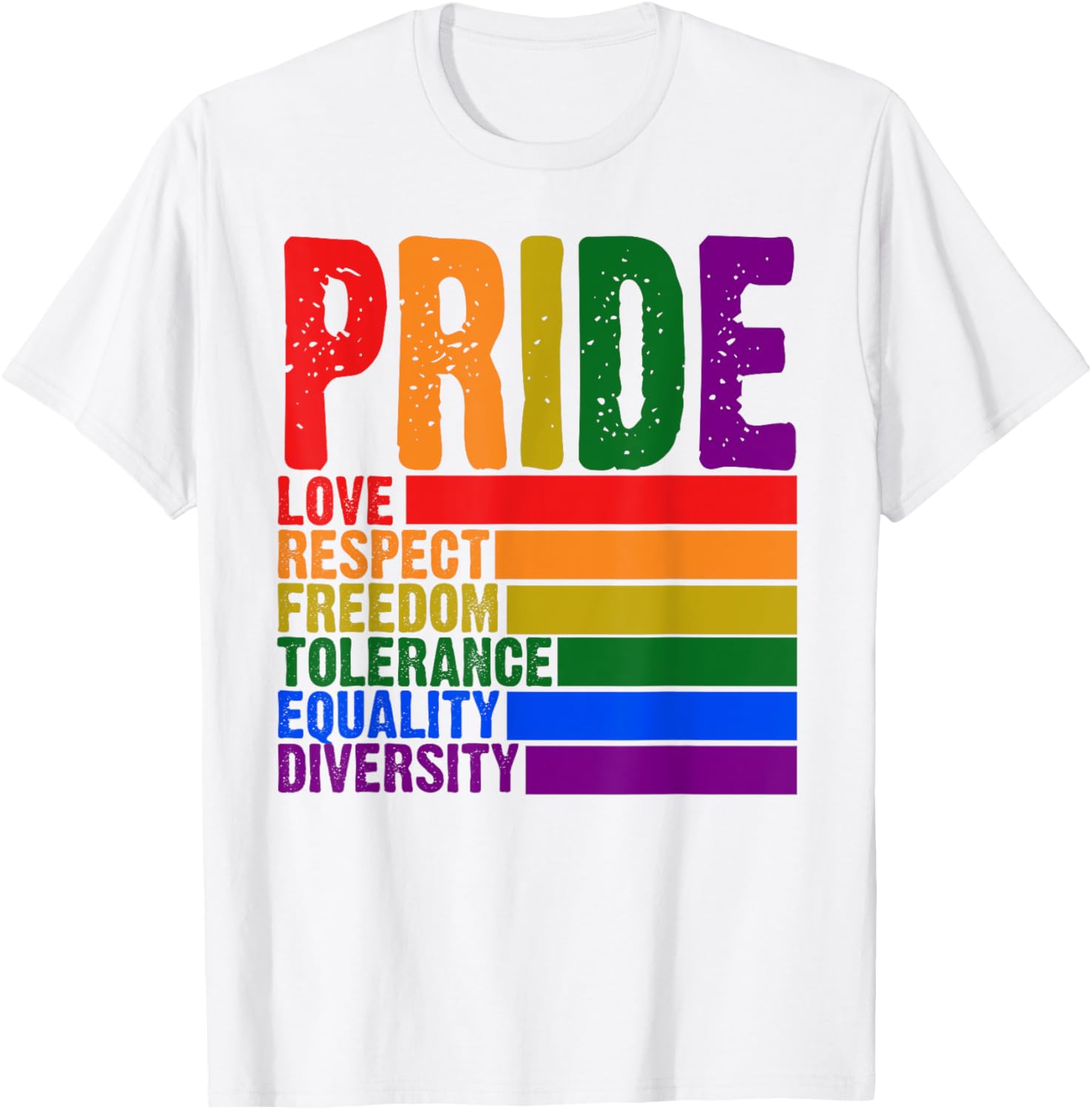 2025 Gay Pride Month Love Respect Freedom LGBTQ Rainbow