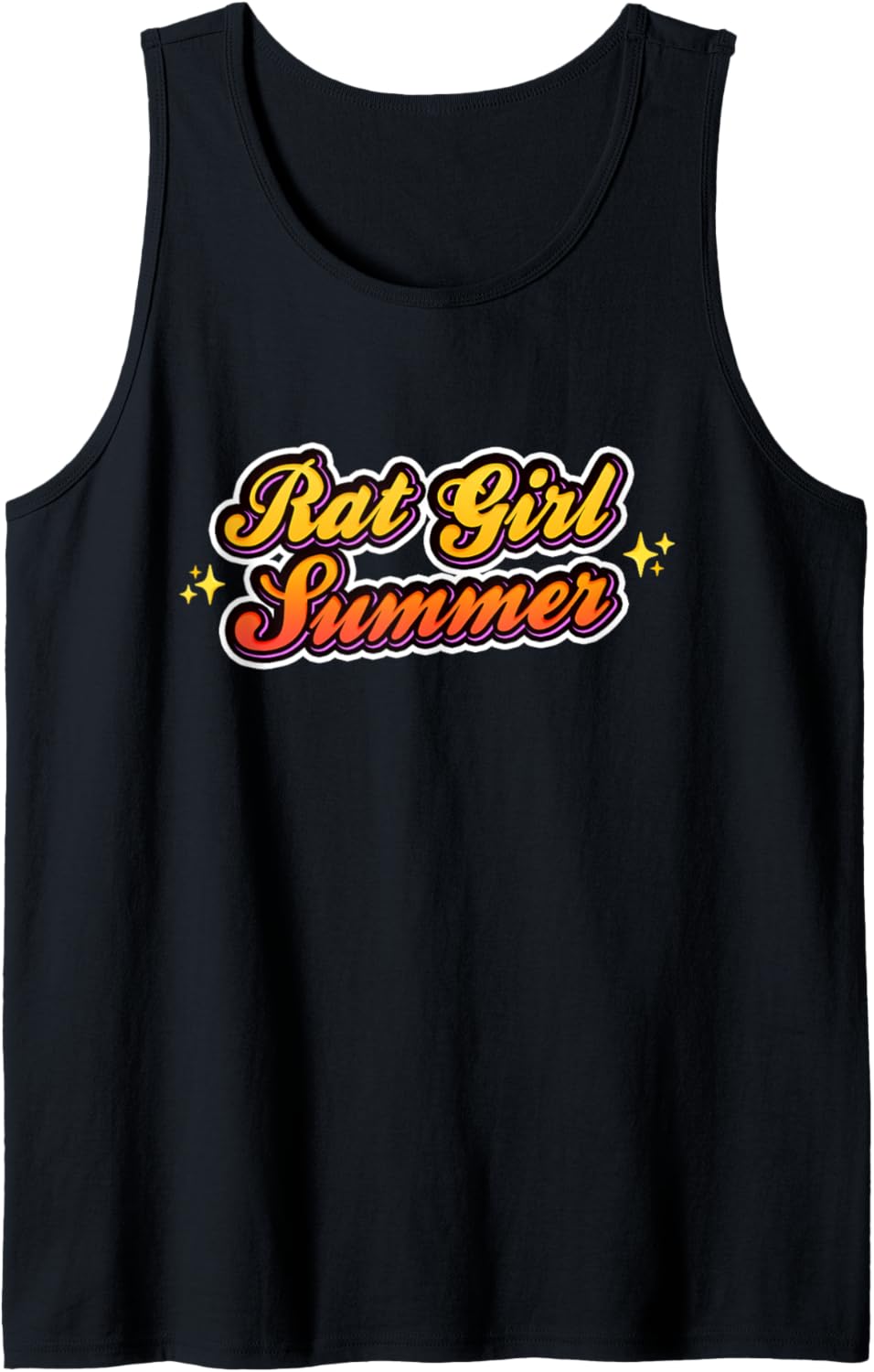 Rat Girl Summer   Funny Take On Hot Girl Vibe Trend Tank Top