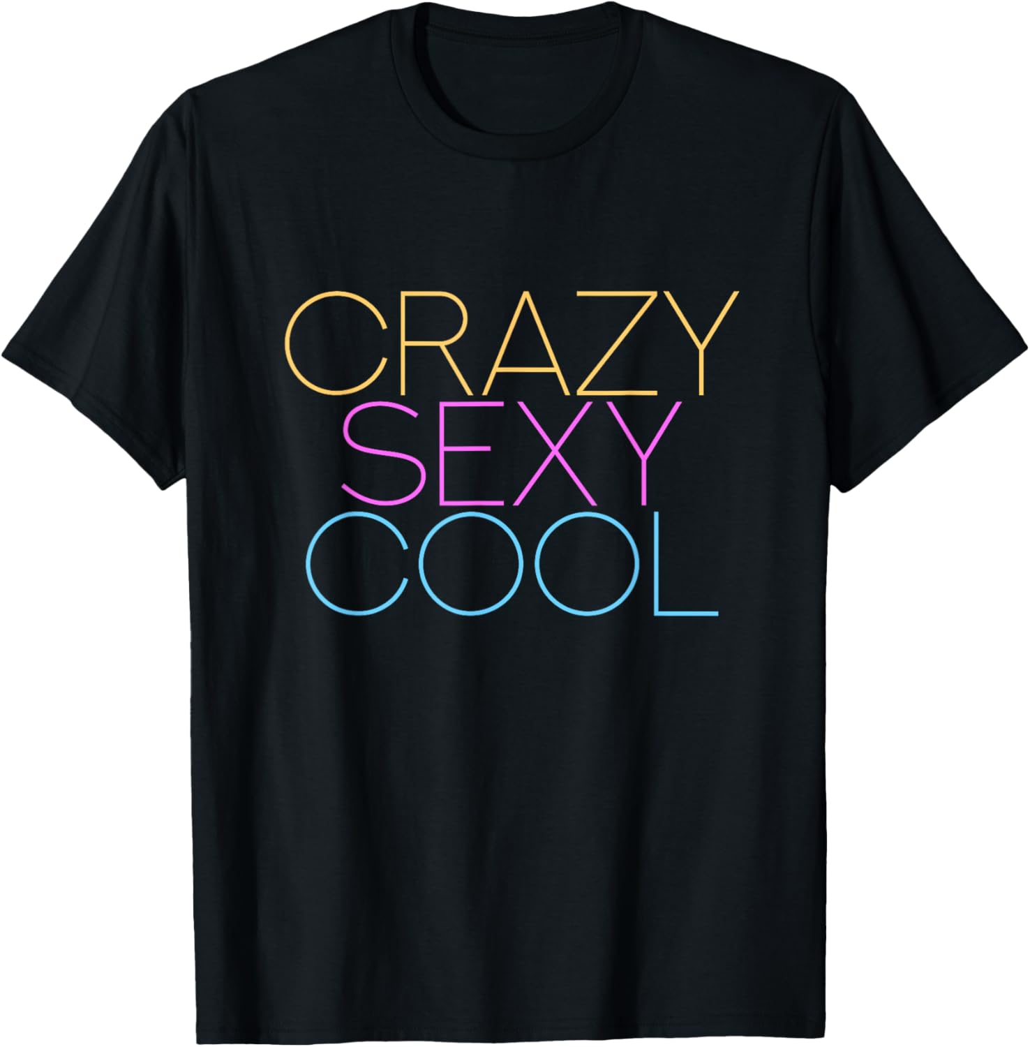 Bunter Hund Coole Katze Lustige Statement Sprche Crazy Sexy Cool T Shirt   Unisex   Black   Small   Short Sleeve   Classic Fit   Modern   Humorous   Cotton 60% Polyester 40%