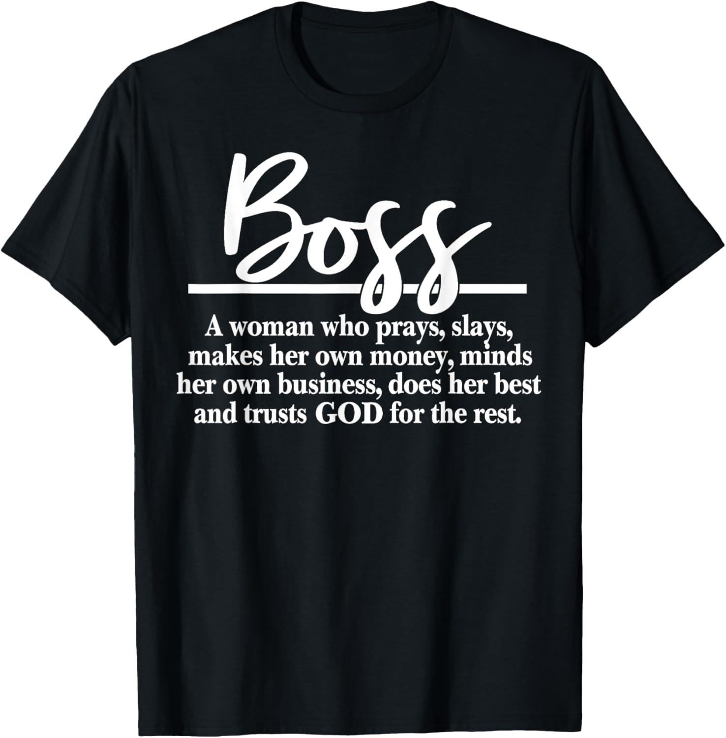 Boss A Woman Who Pray Funny Boss Definition