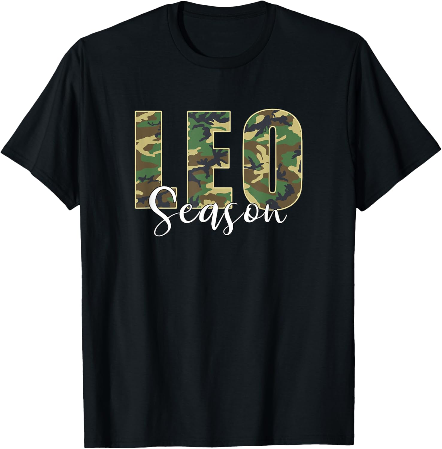 Leo Season Zodiac Birthday Camo