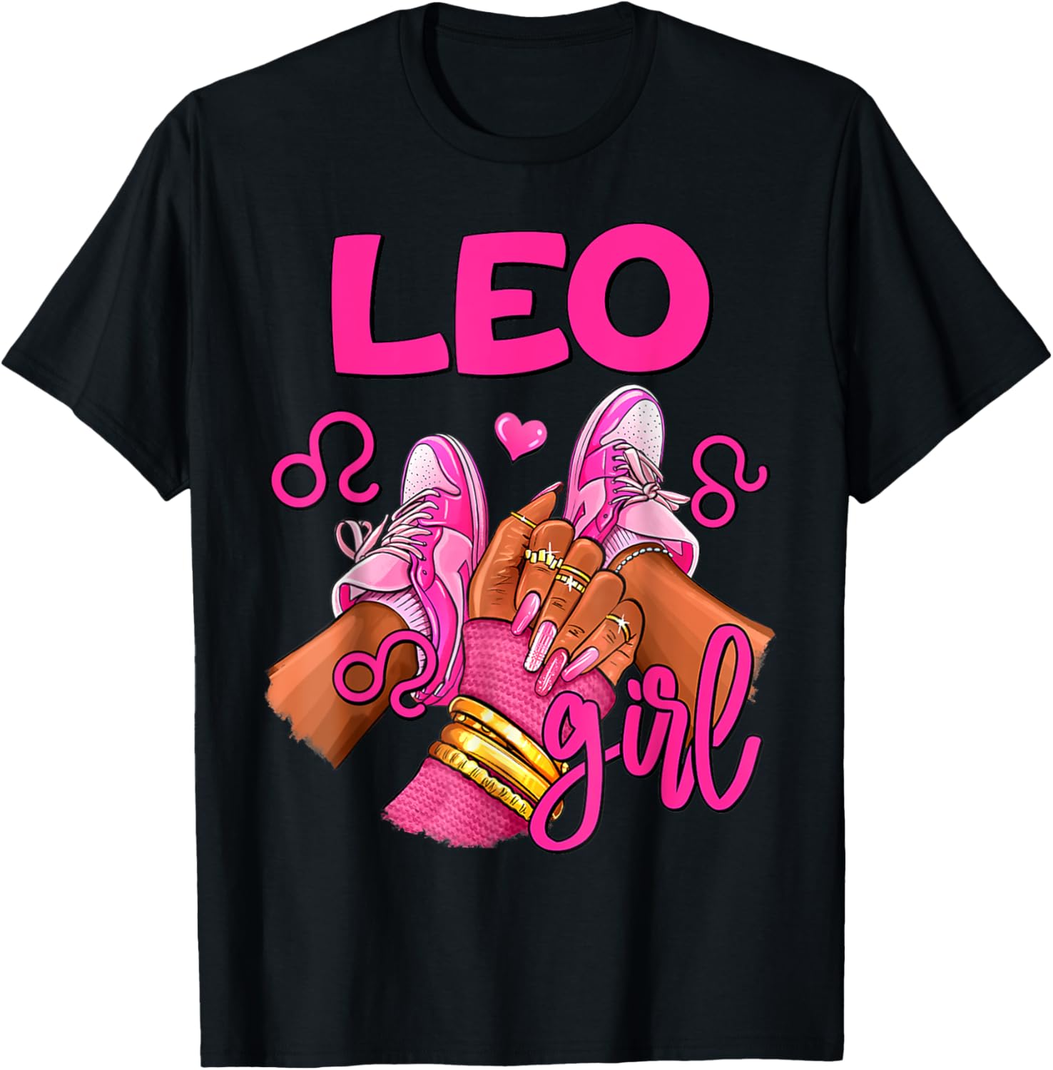 Leo Girl Birthday Women Sneakers Zodiac Sign Bday Girl
