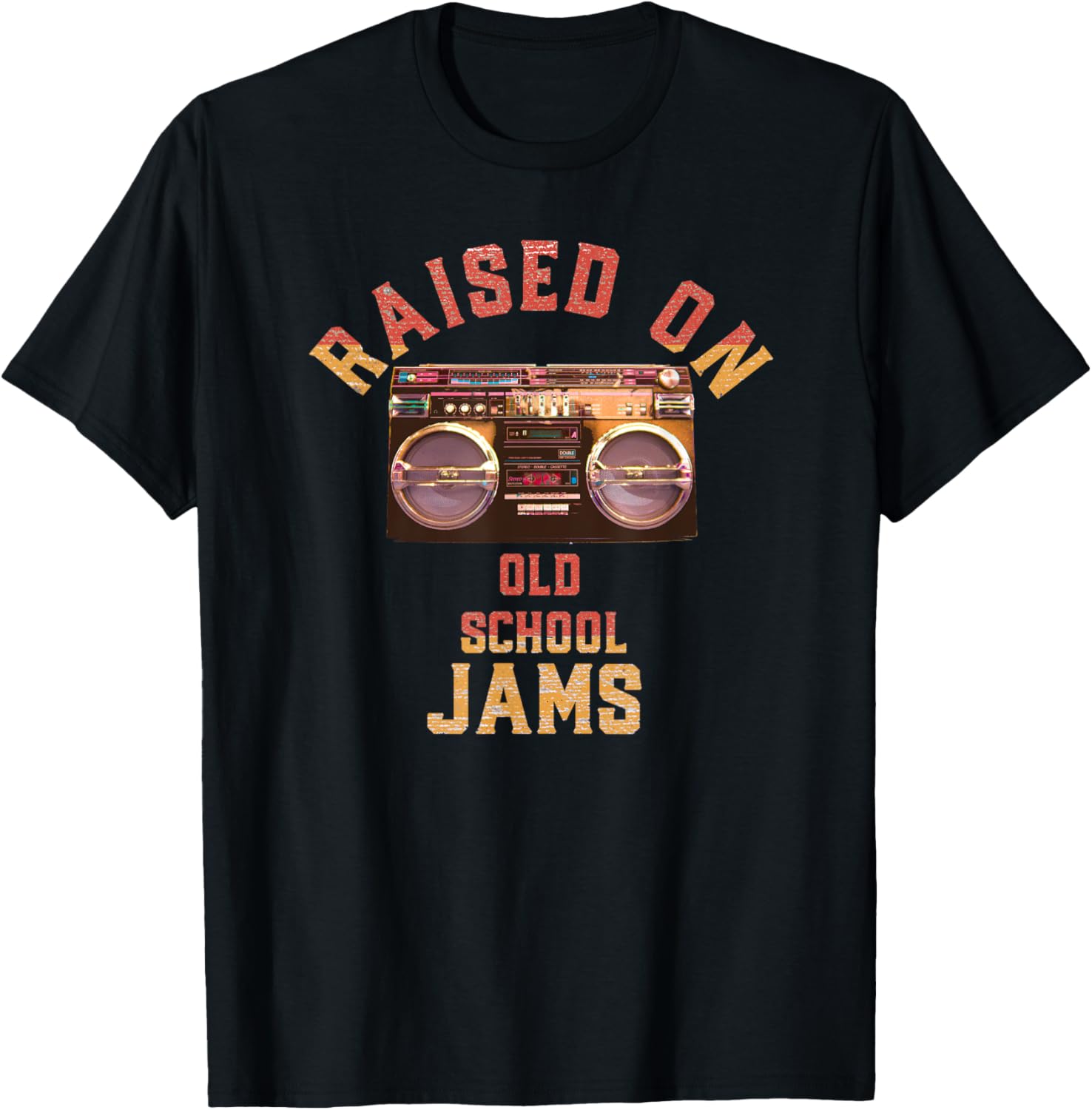 Raised On Old School Jams Vintage Hip Hop R&B Music