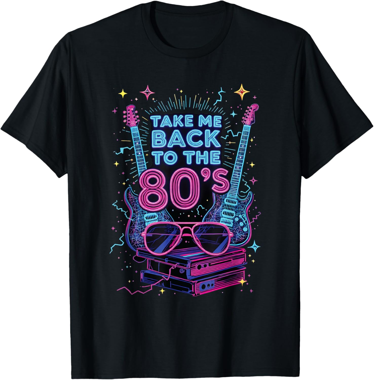 Take Me Back to the 80's Retro Electric Guitar Fun Exciting