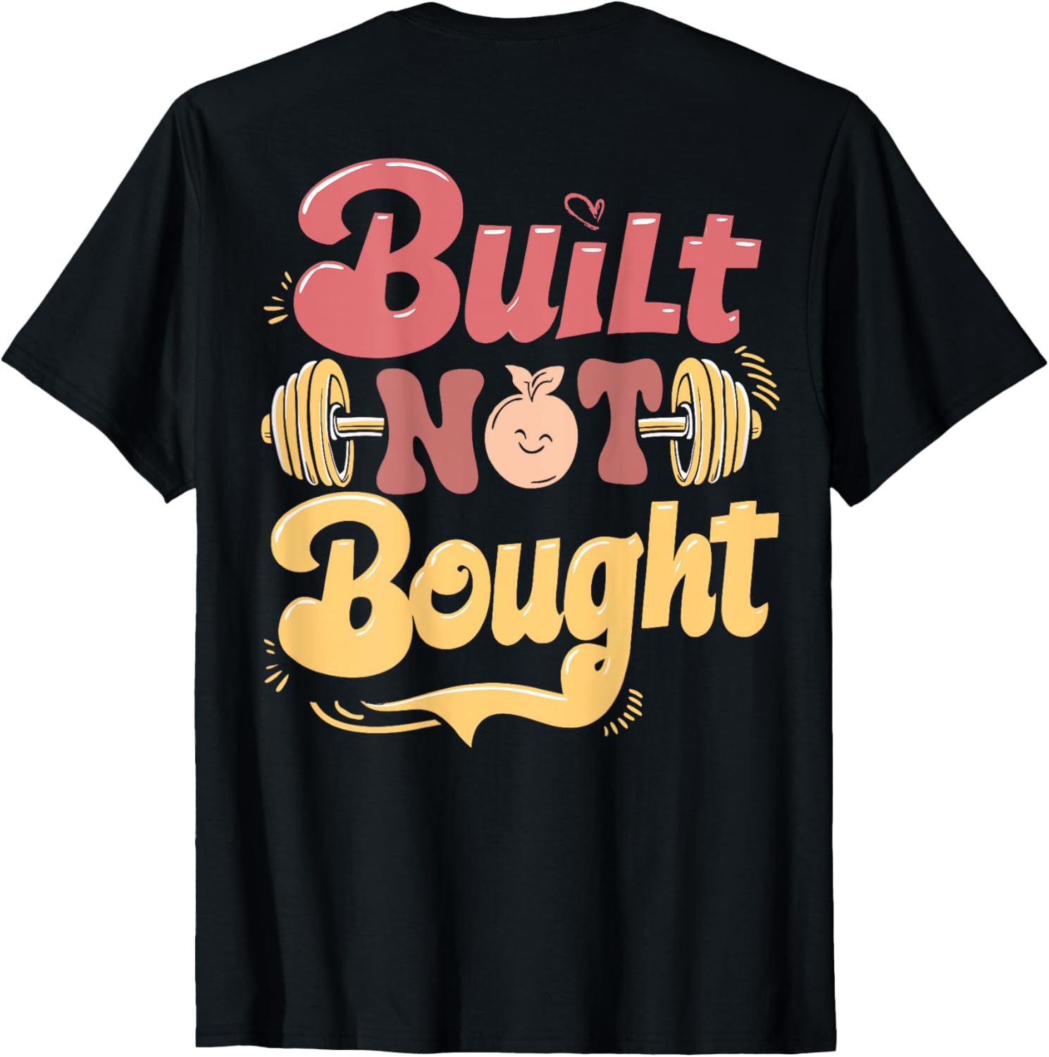 Built Not Bought Workout Pump Cover Gym Weightlifting