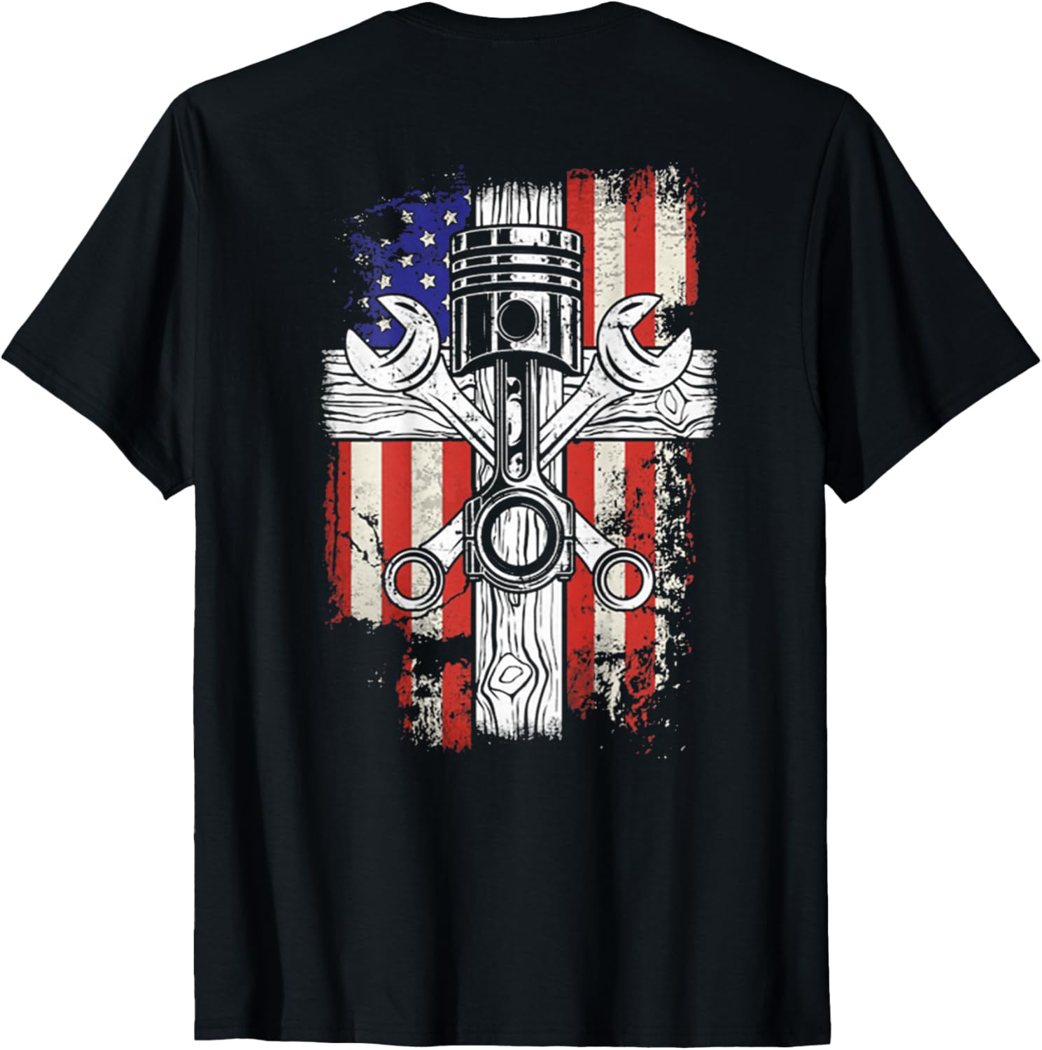 Hot Trend Shirt Mechanic Us Flag Wrench